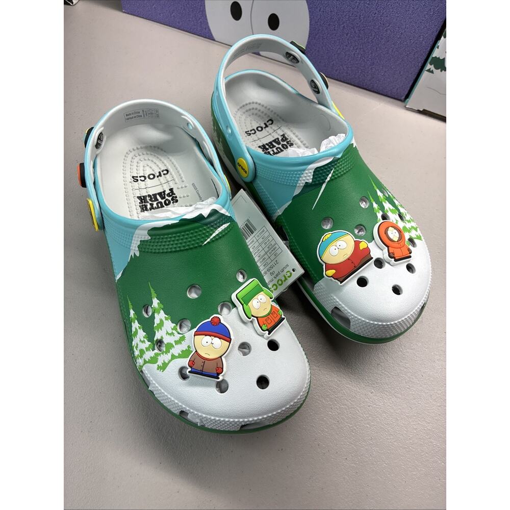 Crocs X South Park "The Boys" classic Clogs Men's Size 8 Women's 10 New with box